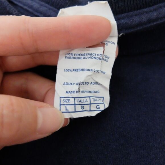 Delta Pro Weight Auburn Girls Love Aubie Blue Long Sleeve Shirt Size Large - Picture 8 of 10